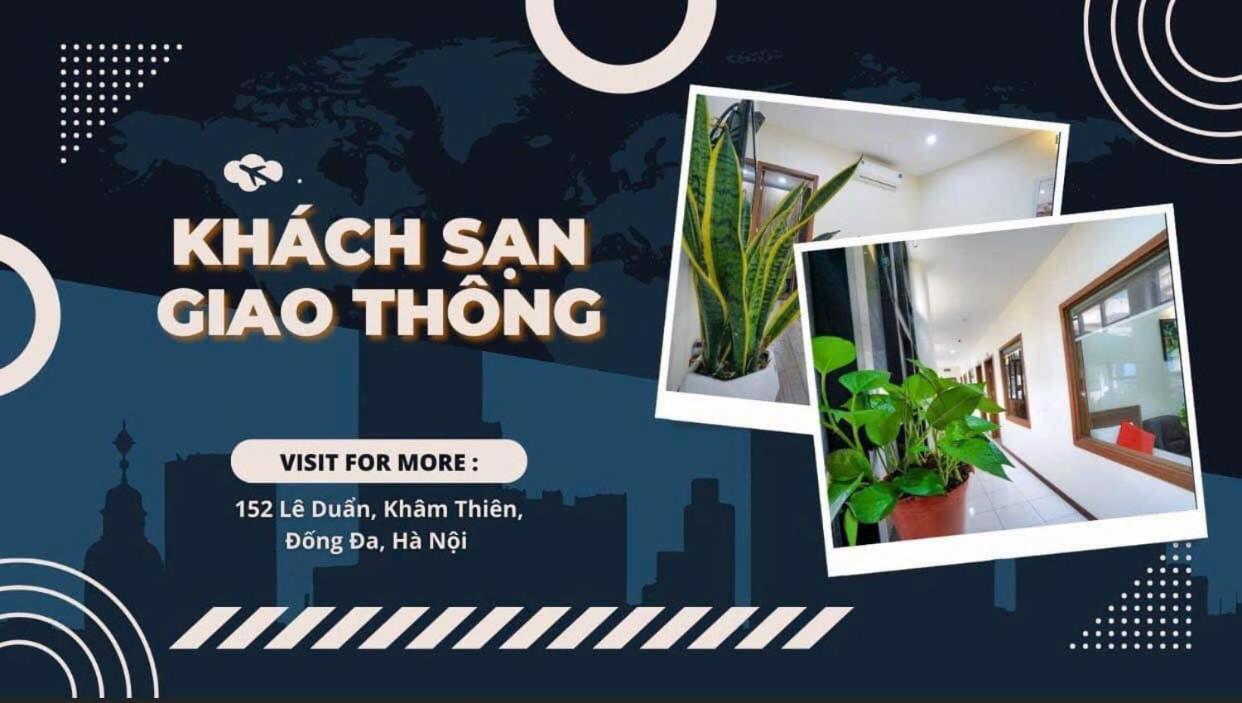 Hotel Khach San Giao Thong Hanoi Esterno foto